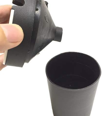 Stub Out brilla en la oscuridad y no brilla – Cenicero de cubo a tope (negro, regular)
