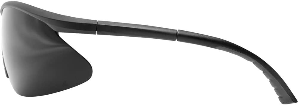 Edge DB116 Banraj – Gafas de seguridad envolventes, antiarañazos, antideslizantes, UV 400, grado militar, cumple con ANSIISEA y MCEPS, 5.04 pulgadas