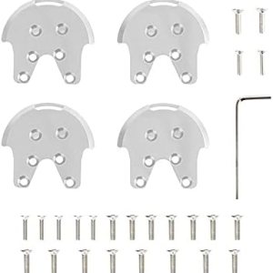 2 pares de aleación de aluminio CNC Metal Motor montaje base placa protectora para DJI Phantom 32 Drone RC 2 pares de aleación de aluminio CNC Metal Motor montaje base placa protectora para DJI Phantom 32 Drone RC
