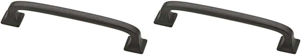 Franklin Brass P29613-SI-C Tirador de 4″ (102 mm) con pies cuadrados, plancha suave (paquete de 2)