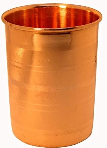 Vasos de cobre puro para beber, tazas de cobre puro para salud ayurvédica, 2 uds.