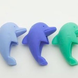 Iwako 3 borradores japoneses con tapa de lápiz Dolphin Iwako 3 borradores japoneses con tapa de lápiz Dolphin