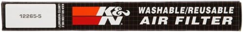 K&N Filtro de aire del motor reutilizable, limpia cada 75,000 millas, lavable, Premium, Filtro de aire de repuesto para automóvil Compatible con