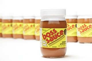 Boss Sauce Suave (paquete de 2, botellas de 16 onzas). Tentador, dulce y picante gourmet después de la puré  Mejora el sabor de cualquier carne,