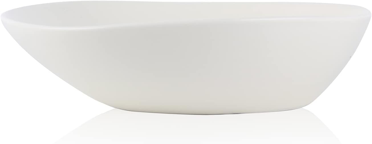 Stone lain Delilah – Juego de platos de porcelana de 8 pulgadas, 6 piezas, color crema
