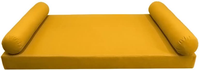 DBM IMPORTS *Solo funda*-Estilo 5 Fundas de almohada para colchón de sofá cama al aire libre con borde de cuchillo Twin-XL -AD108