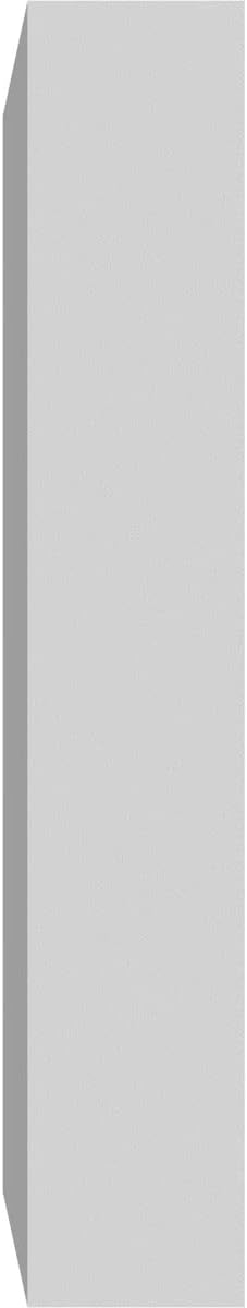 Ekena Millwork ROSP030X030X050SDG09 Rosetón de flores estándar con borde cuadrado, 3 pulgadas de ancho x 3 pulgadas de alto x 12 pulgadas de P