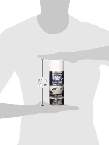 Rust-Oleum 318347 – Revestimiento en aerosol para automóvil, 11 onzas, blanco mate (paquete de 1)