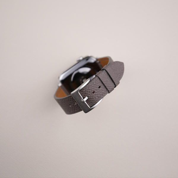 Bands Compatible with Apple Watch Band 49mm 45mm 44mm 42mm 41mm 40mm 38mm Men Woman Epsom Leather Wristband Replacement Band Compatible with Series