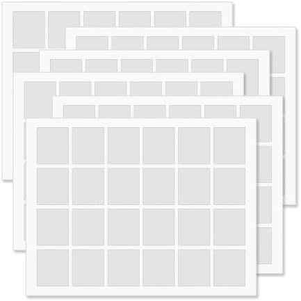 Friendly Robin – Etiquetas de dirección personalizadas de lujo, juego de 144 (4 diseños), autoadhesivas, etiquetas grandes de selección de hojas