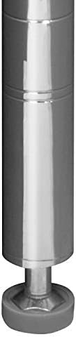 Akro-Mils AWP54UPRIGHT – Sistema de estante vertical de alambre cromado de grado industrial certificado NSF de 54 pulgadas (paquete de 4)