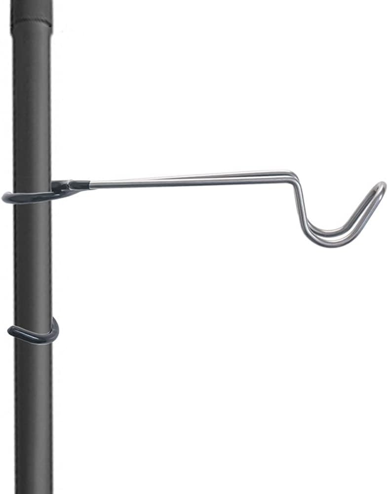 Gancho de linterna de camping, gancho de luz multifuncional, hecho de acero inoxidable, soporte de linterna para camping, pesca, senderismo