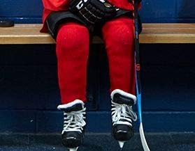 TCK Rib Knit Ice Hockey Socks- Youth and Adult Sizes- Made in the USA
