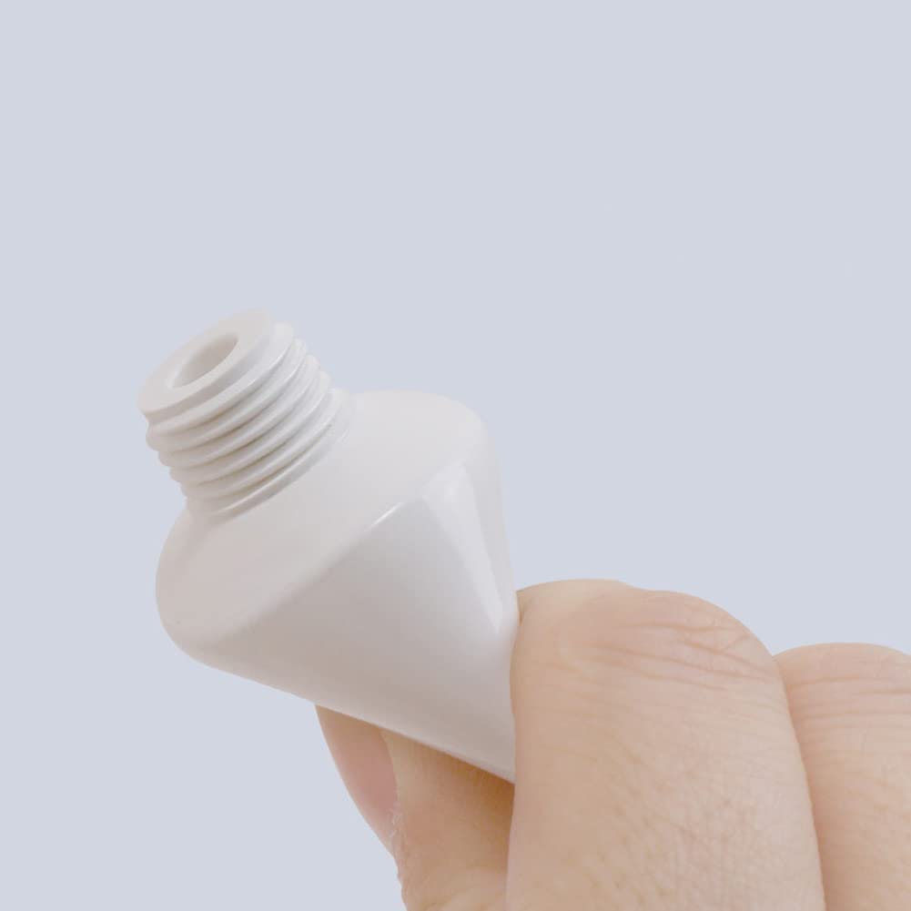 12 tubos de plástico vacíos recargables, recipientes de almacenamiento de cosméticos blancos, botellas de plástico suaves para paquete, limpiador