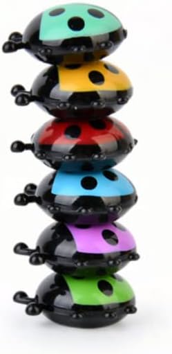 HLLMX – 12 imanes de mariquita para refrigerador, imanes de cocina, oficina, para cocina, escuela, aula, casillero para niños y niñas, fotos de