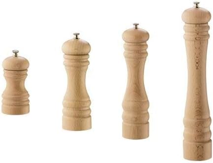 Zassenhaus M020052 – Molinillo manual recargable, 9.4 pulgadas, 9.4 pulgadas, molinillo de sal natural