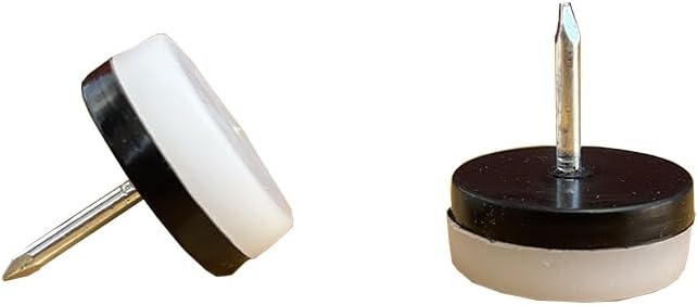 32 piezas de doble capa de nailon de 1 pulgada para muebles de uñas, deslizadores de silla, protectores de patas para sillas de comedor y taburetes