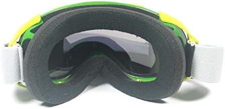 CRG Sports gafas de esquí de doble lente anti niebla gafas de esquí, gafas de nieve, snowboard gafas gris marco adulto CRG105 serie