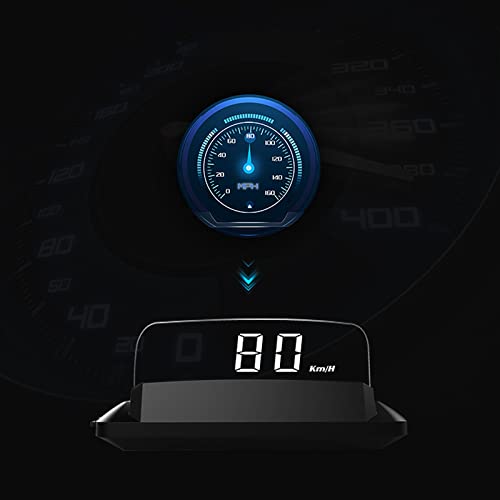HUD OBD2 H408C Espejo HUD Head Up Display Auto Car Speed Projector KMH MPH Velocímetro Detector de coche Consumo de aceite