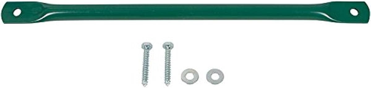 Swing Set Stuff Monkey Bar con herrajes y adhesivo con logotipo SSS, color verde
