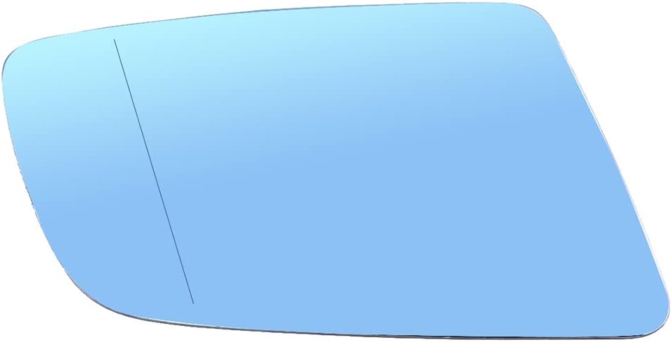 Espejo retrovisor LHRH con calefacción, cristal blancoazul, compatible con BMW Serie 5 E60 520d 520i 523li 525li 530li 2004 2005 2006 2007