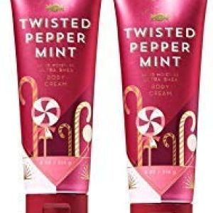 Bath and Body Works – Paquete de 2 crema corporal Twisted Peppermint Ultra Shea, 8 onzas Bath and Body Works – Paquete de 2 crema corporal Twisted Peppermint Ultra Shea, 8 onzas