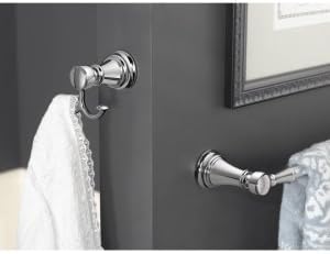 Moen YB8424ORB Weymouth – Toallero individual de 24 pulgadas, 24 pulgadas, bronce aceitado