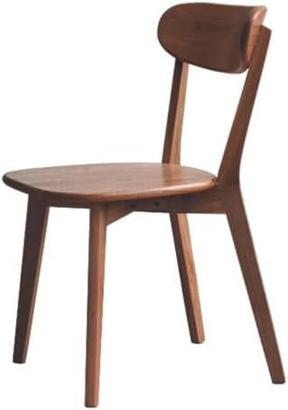 TINGSING Sillas de comedor de madera de roble macizo, sillas modernas de cocina y comedor de mediados de siglo con respaldo redondo ancho, sillas de