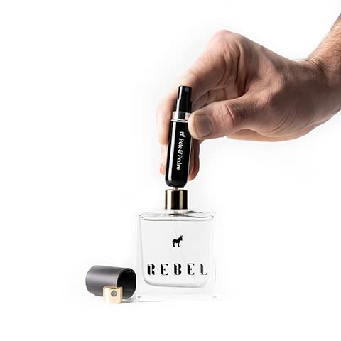 Pete & Pedro Colonia y perfume portátil recargable botella de viaje atomizador pulverizador de fragancia para hombres y mujeres  Mini accesorio