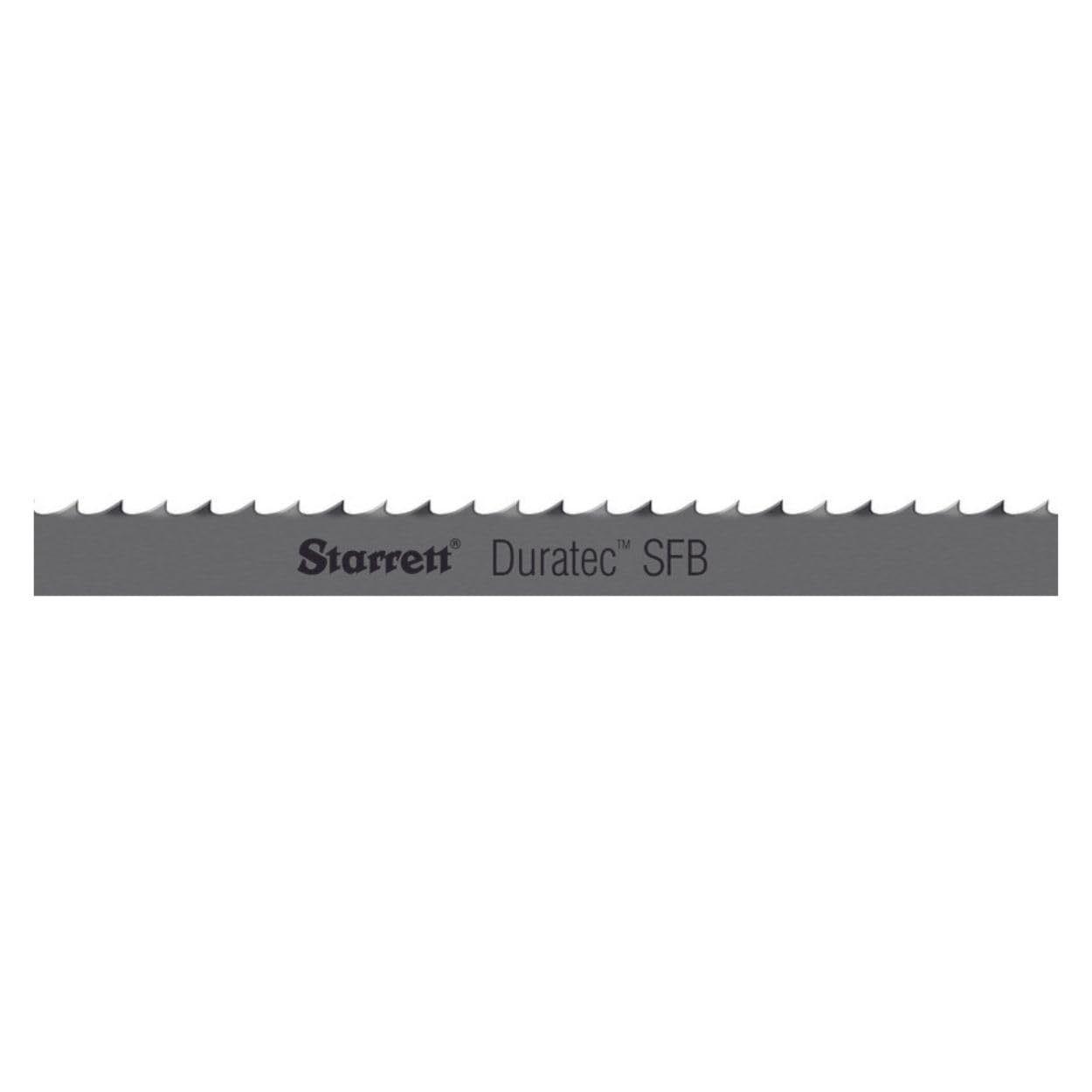 Starrett Duratec SFB Band Hoja de sierra, acero al carbono, diente intercalado, juego de rastrillo, rastrillo neutral, 1