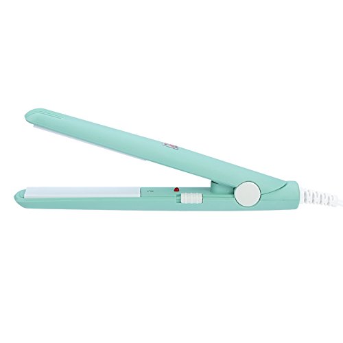 2 en 1 Mini plancha de pelo 4 colores cerámica turmalina ajuste temperatura temperatura belleza plancha plana calefacción rizador para peinar el