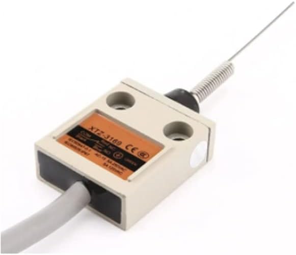 XTZ-3169 XTZ-3168 IP67 4Wire Roller Lever Plunger Limit Switch SPDT NO+NC Copper wire 3 Meter – (Color XTZ-3169)