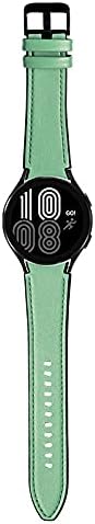 Correas de piel sintética compatibles con Samsung Galaxy Watch 4 Band 1.575 in 1.732 in 0.787 in, correa deportiva ajustable de repuesto para Galaxy