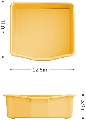 Estante organizador de almacenamiento de juguetes, estante para libros para niños con 6 contenedores, gabinete de organización de sala de juegos,