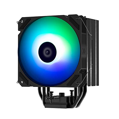 Zalman CNPS9X Performa ARGB Ventilador de aire para CPU  Conector de 5 V de 3 pines  TDP de 180 W  Ventilador de 4.724 in  4 tubos de calor de tacto