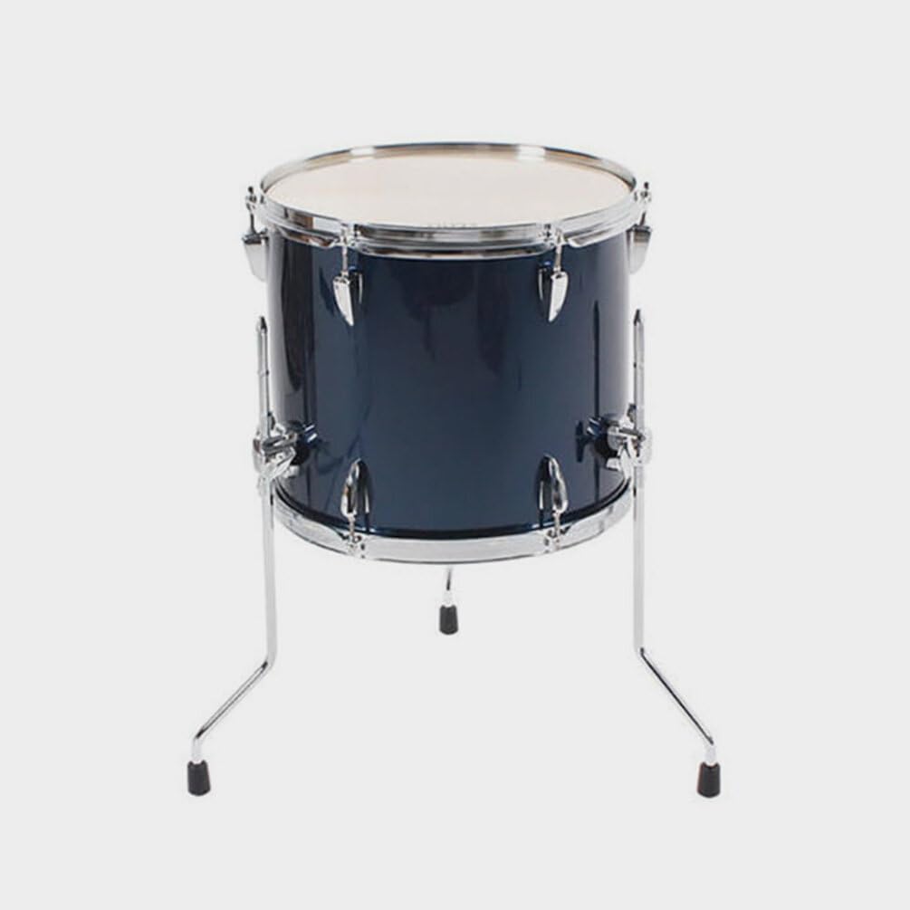 VICASKY 3 piezas de patas de piso con soportes, patas de soporte de tambor, pata de Tom de piso con punta perla, estante de montaje, pata de metal