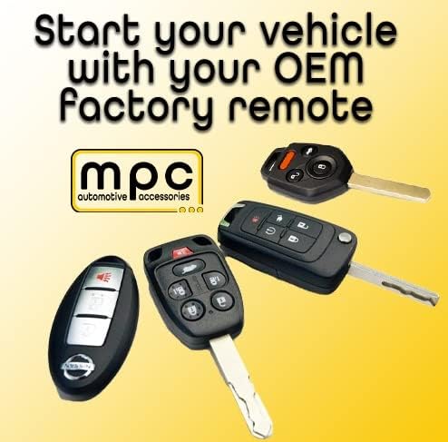 MPC Arrancador remoto activado por llavero de fábrica para Dodge Ram 2500 2006-2007 – GasDiesel – Incluye arnés en T y soporte técnico de EE. UU