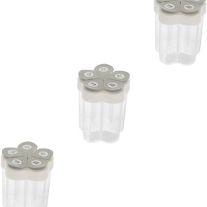 HOMSFOU 3pcs 5 5 en 1 botella de condimento recipientes de salsa dispensador de polvo especias asador botellas de plástico condimentos envase vacío HOMSFOU 3pcs 5 5 en 1 botella de condimento recipientes de salsa dispensador de polvo especias asador botellas de plástico condimentos envase vacío