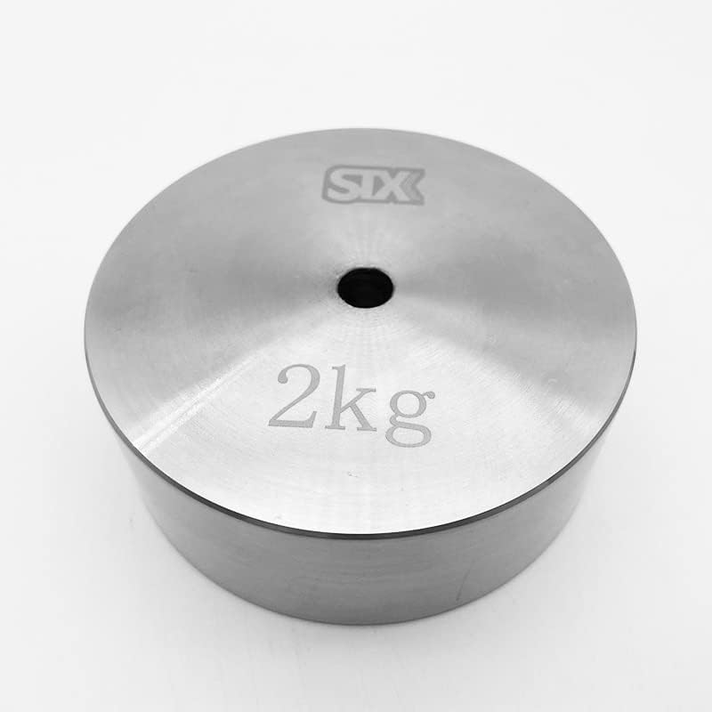 Bloque de peso estándar M1, método de calibración Circular de peso perforado de acero inoxidable, 1kg2kg3kg500g100g (Color  0.88 oz)