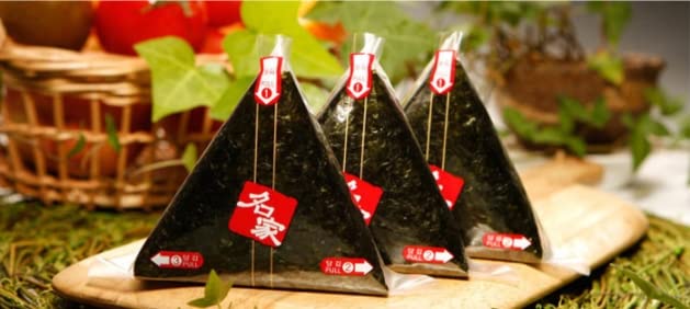 Myungga – Envoltorios de algas marinas para bolas de arroz triangular Onigiri, kit de iniciación de arroz Nori y Sushi (50 hojas)