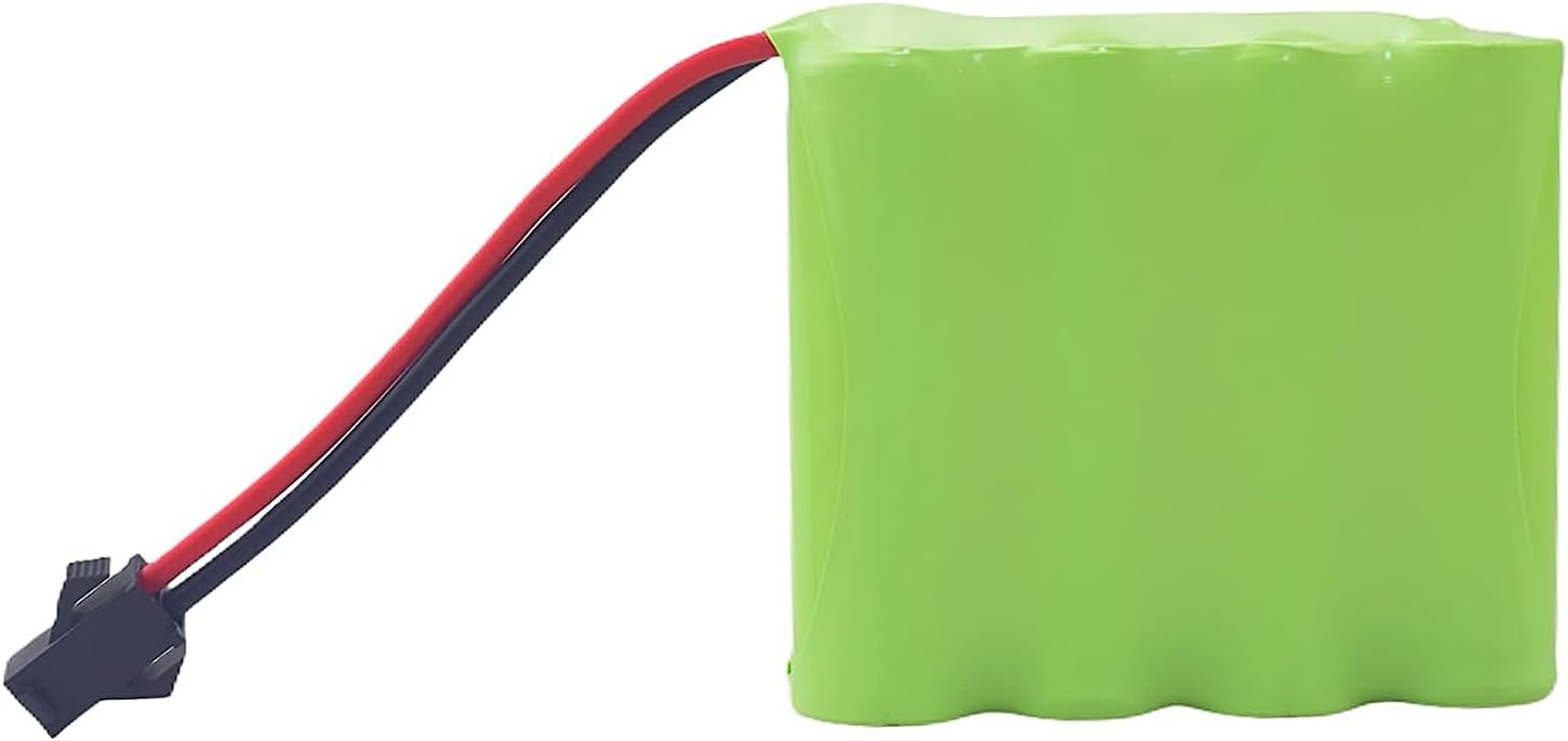 PUOO Batería recargable AA de 4.8 V 2800 mAh con enchufe SM-2P y cable de carga USB para SY-E511 RC Excavadora Camión Ingeniería Vehículo E562 TD141
