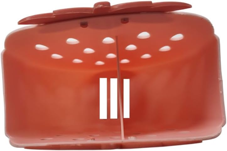 Soporte para palillos de fresa con organizador de secado de drenaje, cesta de palillos, caja de almacenamiento para almacenar cuchara, cuchillo,