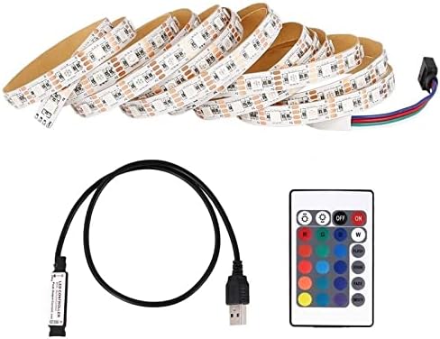 GSYFDZSWZX Fengyan – Tira de luces LED de 9.8ft, 5050 SMD RGB 5 V, USB, cinta de diodo de neón, flexible, a rayas, para decoración de pantalla de