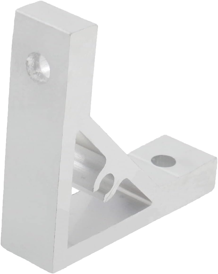 4 soportes de esquina de perfil de aluminio de soporte fuerte, conectores de esquina resistentes, soporte de esquina de perfil de extrusión de