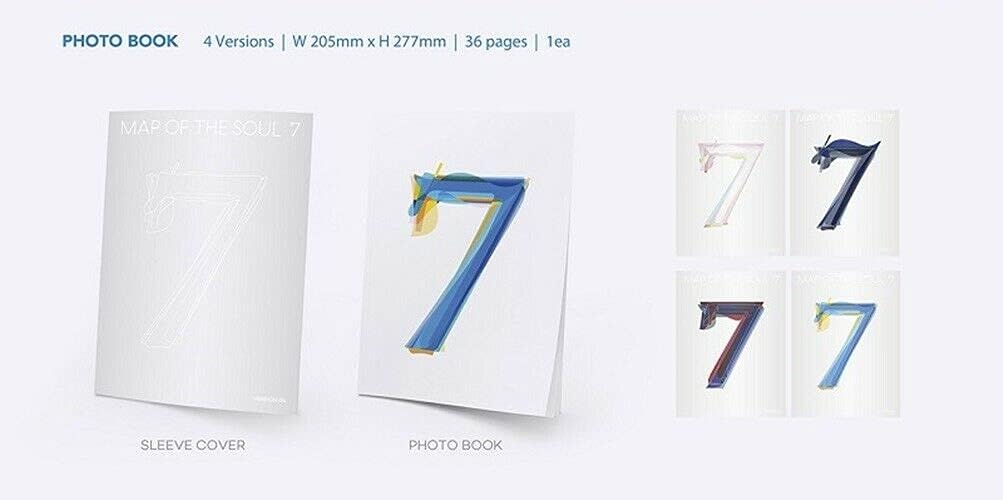 “NA” BTS MAP OF THE ALMA 7 Álbumes al azar Ver. CD+36p Photobook+20p Mini libro+52p Lyric Book+Photocard+Postal+Pegatina+Papel para colorear+Tarjeta