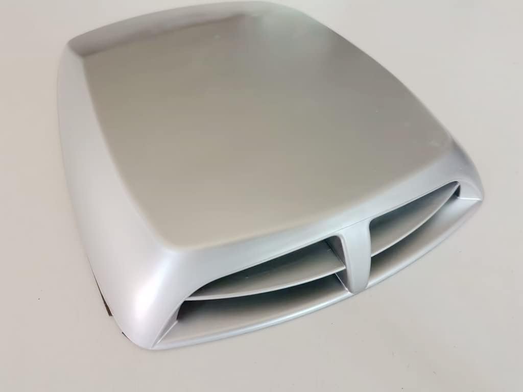 Nuevo capó universal Scoop Roof Scoop One PC compatible con KIA Optima Magentis Picanto Niro K9 Rio K7 Cadenza Rondo EV6 Stonic Cerato K5 (Plata)
