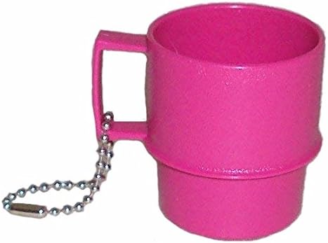 Tupperware Mini taza de café multi taza llavero fucsia beso rosa, Fucsia Kiss Rosa