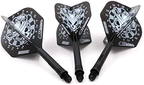 CUESOUL Jazz – Juego de dardos de punta suave de 0.67 oz con 6 vuelos integrados de plástico AK5 y 36 puntas de plástico para tablero de dardos
