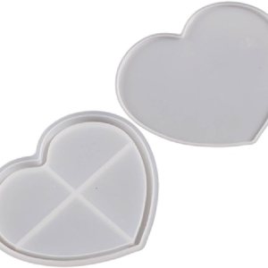 Molde de resina de silicona con forma de corazón de estrella redonda, coctelera de epoxi, marco de arena movediza, molde de fundición de resina, Molde de resina de silicona con forma de corazón de estrella redonda, coctelera de epoxi, marco de arena movediza, molde de fundición de resina,