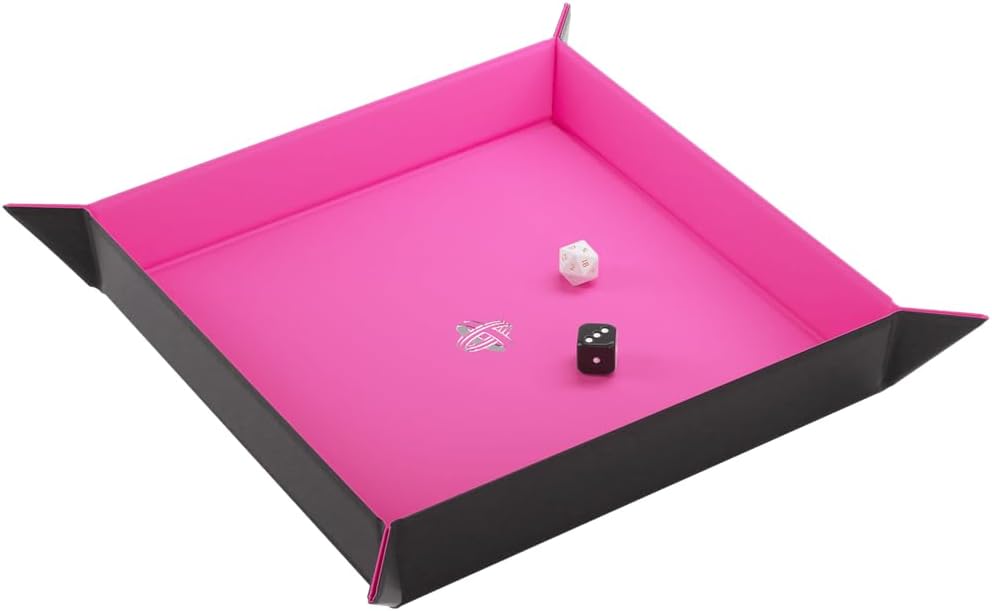 Bandeja magnética para dados – Toma el control de tu rollo! Bandeja de dados compacta y versátil para juegos de mesa y juegos de mesa, forma